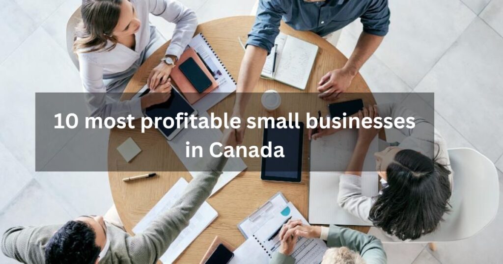 10 most profitable small businesses in Canada